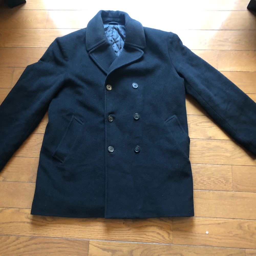 Like new condition black Ralph Lauren Pea Coat